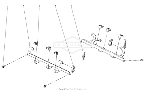 Engine Group - Ignition Wires Diagram and Parts List for 076158-02  Briggs and Stratton Generator